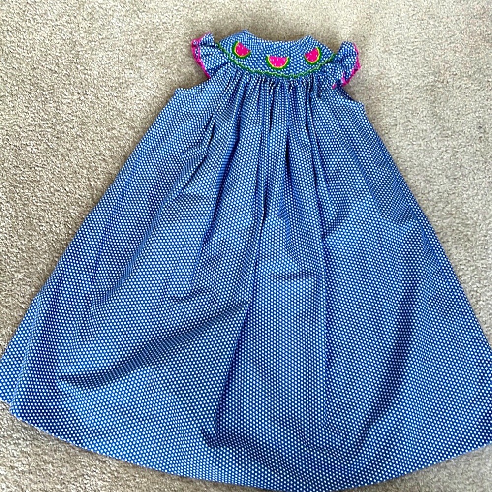 EUC smocked dress, 4T